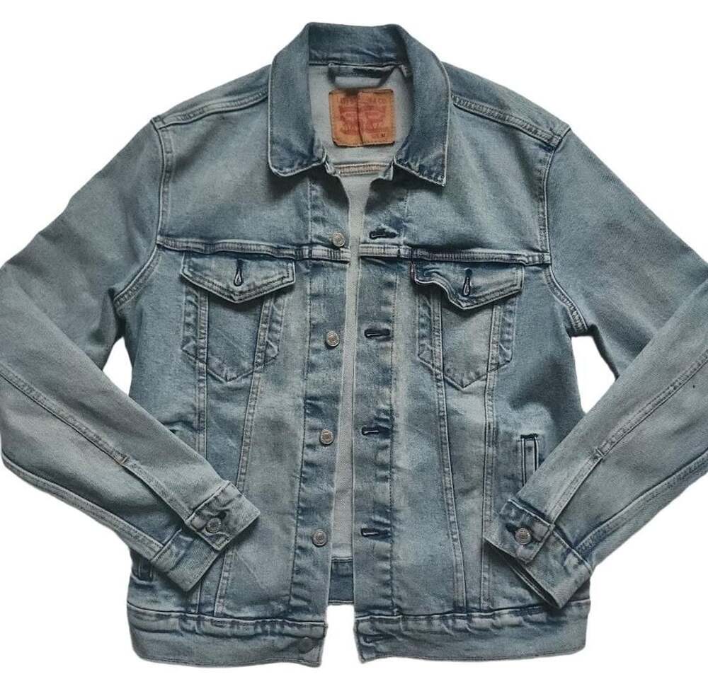 Levi's Trucker Denim Jacket Size M Blue Wash